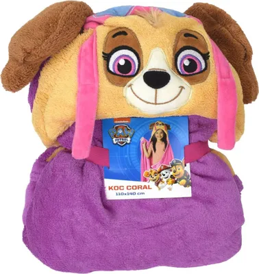 Produktbild von Paw Patrol Kinderbademantel Chase, Skye oder Marshall Bademode Bademantel , Charakter:Skye