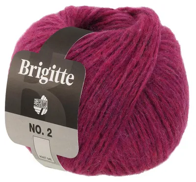 Produktbild von Lana Grossa BRIGITTE NO. 2 Wolle 50 g 140 m Alpaka Baumwolle Strickgarn Farbe 038 - Fuchsia
