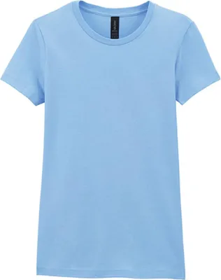 Produktbild von Gildan 64000L | Softstyle Damen T-Shirt - Farbe: Light Blue - Größe: M