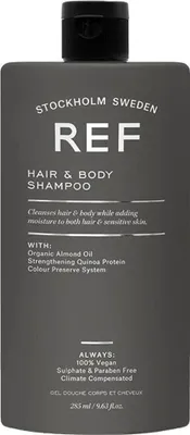 Zdjęcie produktu dla REF Hair and Body Shampoo szampon do włosów i ciała 285 ml