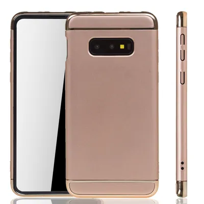 Zdjęcie produktu dla Samsung Galaxy S10e Etui na telefon komórkowy Etui ochronne Bumper Hard Cover Gold