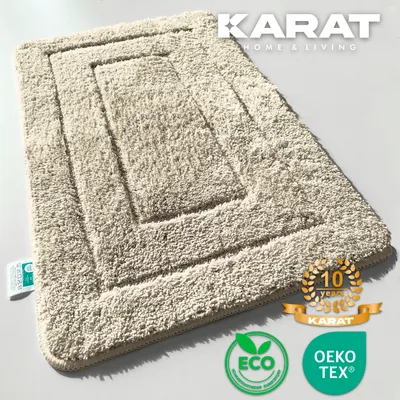 Immagine prodotto di Tappeto da bagno Atlantis in vari colori e dimensioni Beige 70 x 120 cm