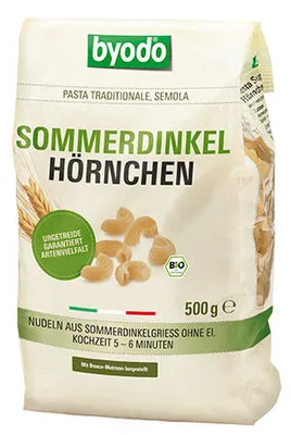 Produktbild von BYODO Emmer Hörnchen (Sommerdinkel) 500g