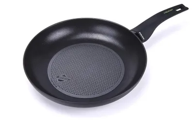 Bratpfanne 30 cm, Aluminium, schwarz, antihaftbeschichtet, induktionsgeeignet