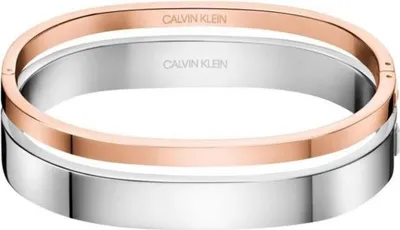 Produktbild von Calvin Klein Damen Edelstahl-Armband Schmuck KJ06BD2001 Gold, Schwarz, Rosegold Rosegold