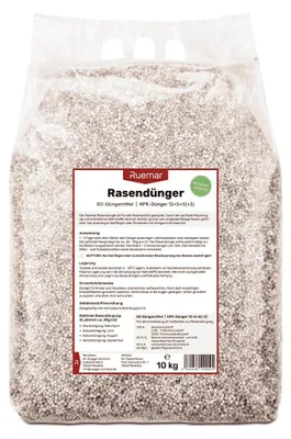 Produktbild von 1 x 10 kg Ruemar Rasendünger (10 kg)