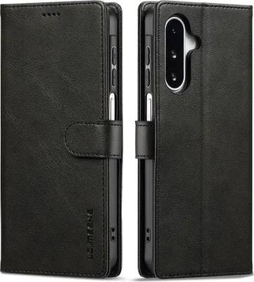 Produktbild von Samsung Galaxy A17 Hülle - LC.IMEEKE Luxus Klapphülle - Schwarz