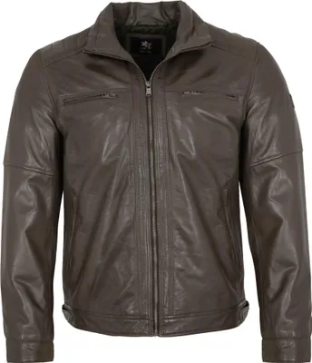 Produktbild von OTTO KERN- Herren Lederjacke Lammnappa dunkelbraun : 56