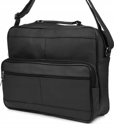 Produktbild von Herren Ledertasche schwarz A4 Beltimore Ordner