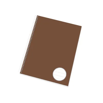 Image de Cahier à spirales avec découpe A5 dot 50l.