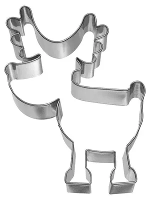 Produktbild von BIRKMANN Ausstechform Rudolf, 9 cm, Edelstahl, 195004
