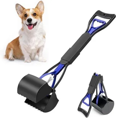 Produktbild von Handschuhfähiger Hundepoopbeutel - 60 cm blauer Kunststoffopvolumbarer Beutel.