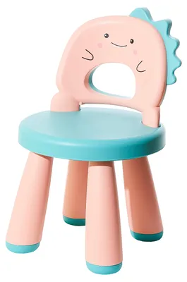 Kinder-Bürostuhl aus Kunststoff, Dinosaurier-Design, ergonomisch, 2–6 Jahre