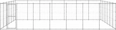 Obrázek produktu pro vidaXL Venkovní bouda pro psy Pozinkovaná ocel 50,82 m²