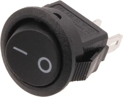 Obrázek produktu pro T-LED Vypínač kolébkový 250V/2A, černý 113110