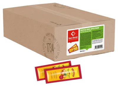 Immagine prodotto di Van Oordt Appelstroop 200 x 20g – crema spalmabile alla frutta, 4 kg, senza additivi