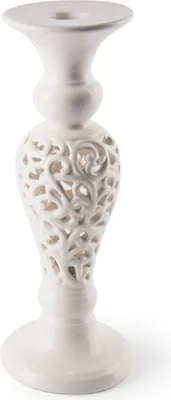 Produktbild von Excelsa Kerzenhalter White Home Keramik 9,5Xh25X9,5 Cm Weiß