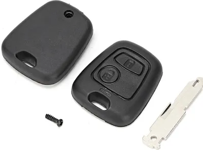 Obrázek produktu pro 2 tlačítka Kryt pouzdra do auta Náhradní příslušenství pro Peugeot 206 306 307