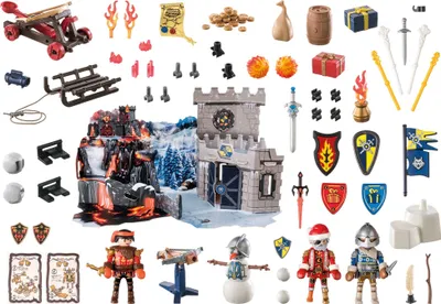 Immagine prodotto di Calendario dell'Avvento PLAYMOBIL Novelmore La battaglia nella neve 71346