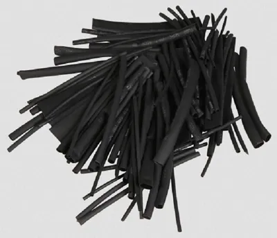 Immagine prodotto di Set di guaine termorestringenti, 100 pezzi, nero, 100 mm