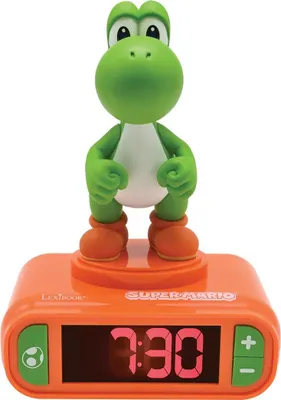 Image de Réveil avec veilleuse Yoshi en 3D
