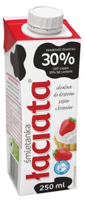Obrázok produktu pre Śmietanka UHT Łaciata 30% 0,25L
