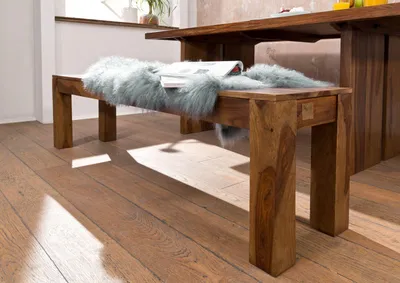Immagine prodotto di MASSIVMOEBEL24 | SYDNEY #129 Panca in legno di sheesham - laccato / noble unique 160x35x45