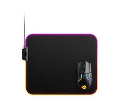Zdjęcie produktu dla Podkadka pod mysz SteelSeries QcK Prism Cloth Medium Gaming czarna