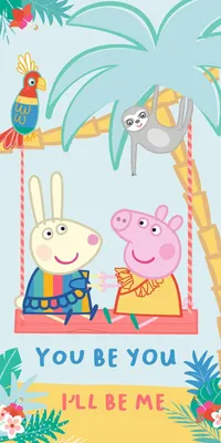 Produktbild von Peppa Pig Badetuch 70 x 140 cm - Baumwolle