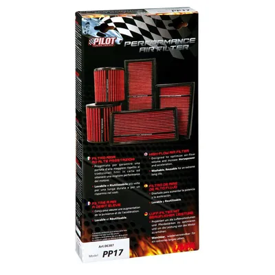 Image de PILOT PP17 Filtre à air lavable et réutilisable