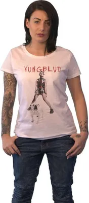 Obrázek produktu pro Yungblud - dámské tričko "Strawberry Lipstick" RO4309 (S) (Bílá)