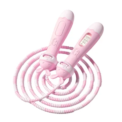 Produktbild von Springseil mit Zähler, Länge verstellbar, verwicklungsfrei, ergonomischer Griff, Springseil, Trainings-Fitnessgerät für Kinder