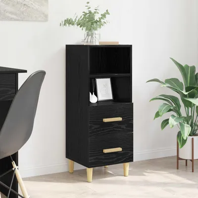 Obrázek produktu pro vidaXL Příborník vzhled černého dubu 34 x 34,5 x 90 cm materiál na bázi dřeva