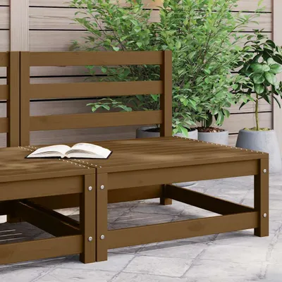 Produktbild von vidaXL Garten-Mittelsofa Honigbraun Massivholz Kiefer