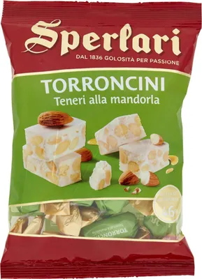Produktbild von Sperlari Torroncini Teneri alla Mandorla/Weiche Mandel-Pralinen 117 gr.
