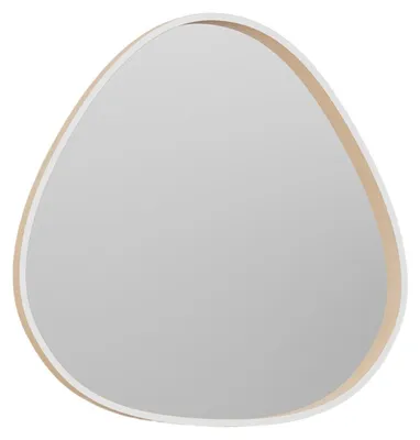 Obrázek produktu pro Ecaris A/G nástěnné zrcadlové svítidlo s LED 30 W + 5 W (3000 K–4000 K, stmívatelné), s hliníkovým rámem v broskvové barvě – Gealuce