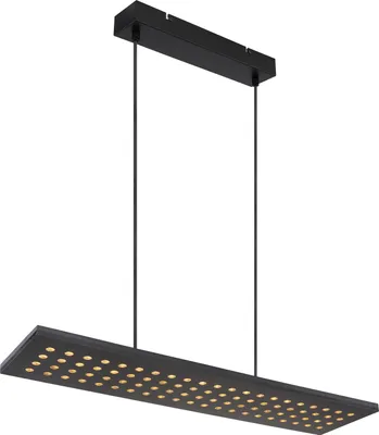 Produktbild von Globo Lighting Hängeleuchte Metall schwarz matt, LED