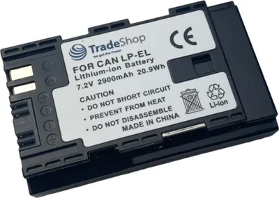 Produktbild von Trade-Shop Li-Ion Akku 7,2V / 2900mAh kompatibel mit Canon Speedlite EL-5 DS401231 Flash Blitzgerät