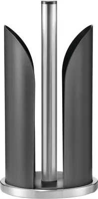 Obrázok produktu pre Zeller 27217 Držiak na kuchynské utierky, nerezová oceľ/kov, matný, čierny, Ø15x30,5