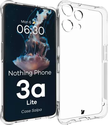 Produktbild von Flexible Handyhülle für Nothing Phone (3a) Lite, Bizon Case Salpa, Transparent