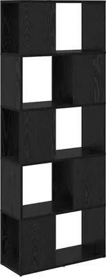 Obrázek produktu pro Sada TV skříněk vidaXL, černá, 60 x 24 x 156 cm, dřevotřísková deska