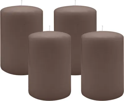 Produktbild von 4er Set Adventskranzkerzen Mocca Ø 100 x 150 mm