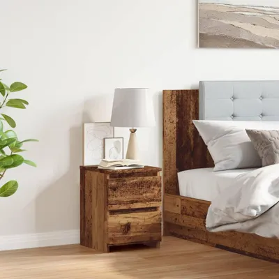 Immagine prodotto di vidaXL Comodino in legno vecchio 30×30×40 cm materiale a base di legno