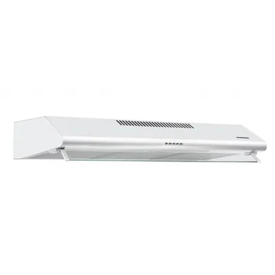 Produktbild von Heinner HCH-490-WH Wand-Dunstabzugshaube 90 cm, 304,5 m³/h, 3 Stufen, 2×2 W LED, 2×60 W, Weiß