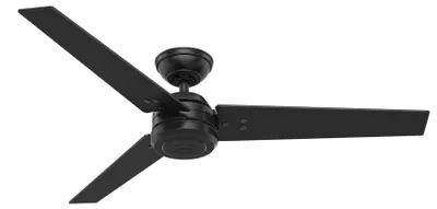 Immagine prodotto di Ventilatore da soffitto con regolatore di parete Protos Nero 132 cm