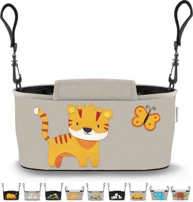 Produktbild von Kinderwagen Organizer mit Feuchttüchern für Babywagen