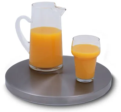 Zdjęcie produktu dla Okrągły talerz chłodzący Saro STAY COOL z powłoką aluminiową, okrągły Ø300 mm