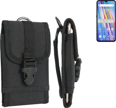 Produktbild von K-S-Trade Holster Handy Hülle kompatibel mit UMIDIGI A11 Holster Handytasche Gürtel Tasche Schutz Hülle Robust Outdoor schwarz