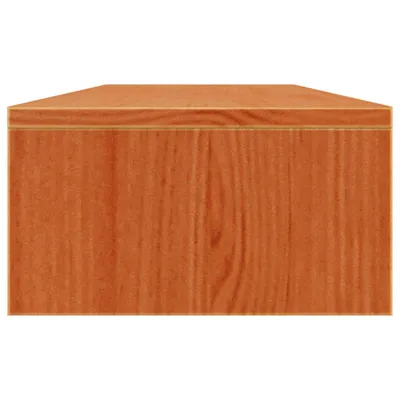 Produktbild von Monitorständer Wachsbraun 100x24x13 cm Massivholz Kiefer
