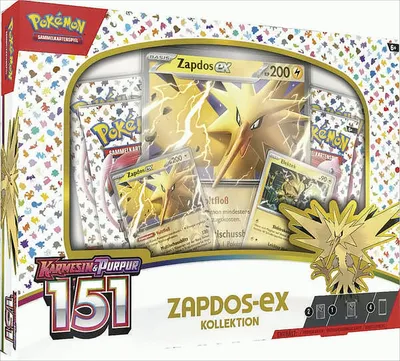 Zdjęcie produktu dla Pokemon 151 Zapdos ex Collection German